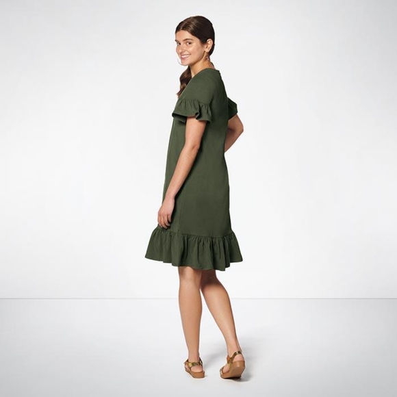 Ruffle T-Shirt Dress - Picture 4 of 4